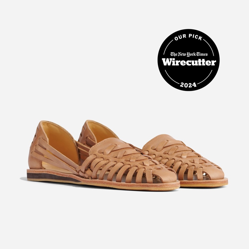 Nisolo Huarache Sandal  Almond size 6